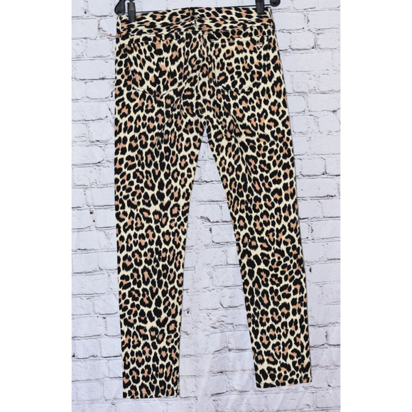 Kate Spade Jeans Women's 29 Broome Street Leopard Print Denim Skinny - Picture 3 of 9